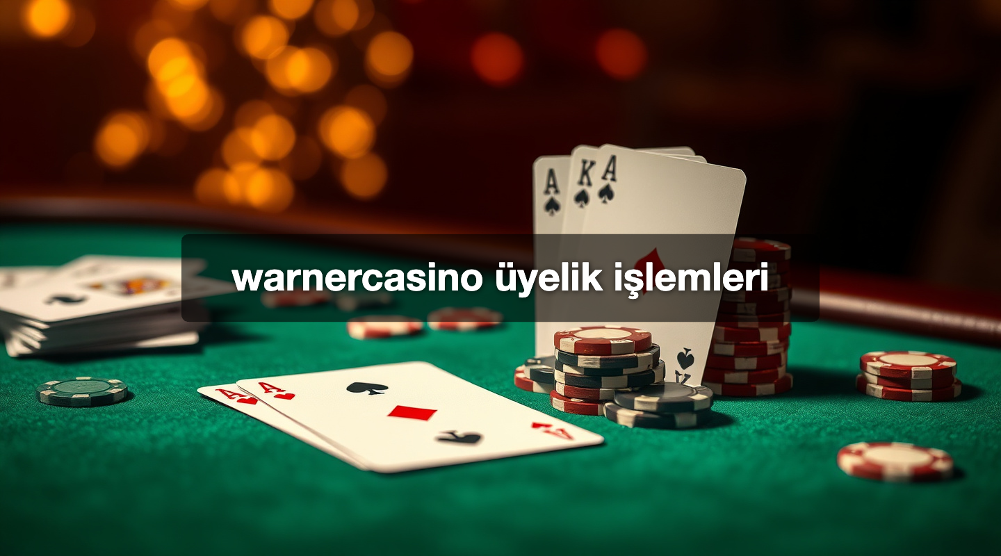warnercasino üyelik işlemleri